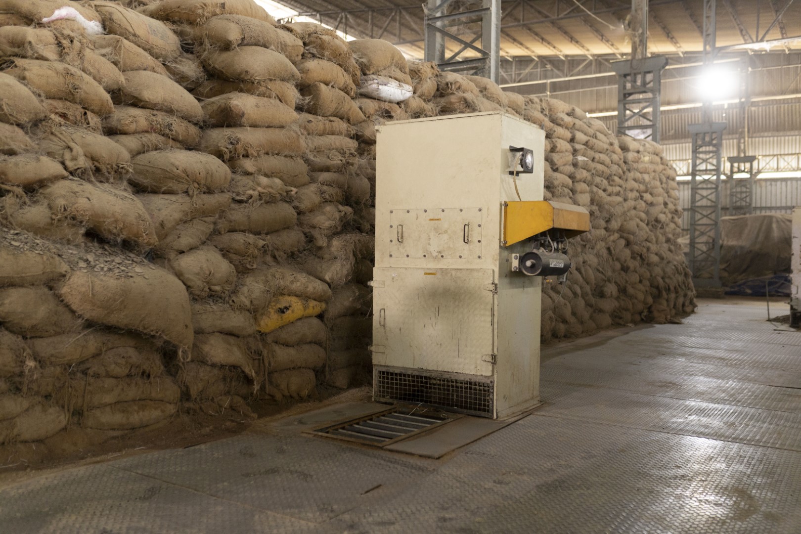 B.K. Engineers raw material intake system