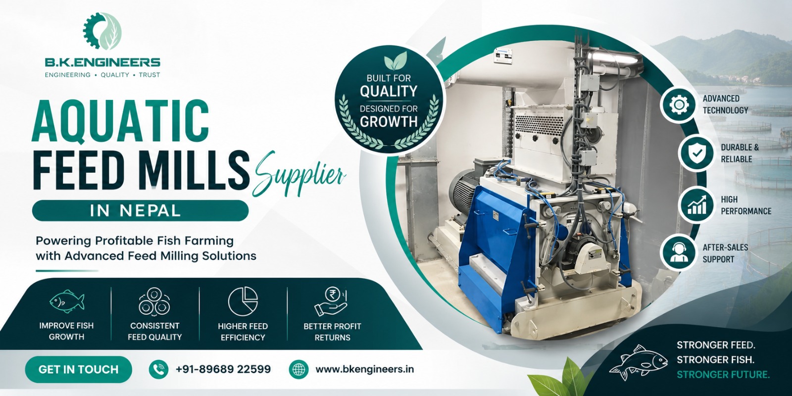 Aquatic Feed Mills Supplier in Nepal