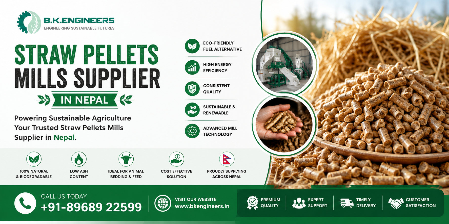 Straw Pellets Mills Supplier in Nepal
