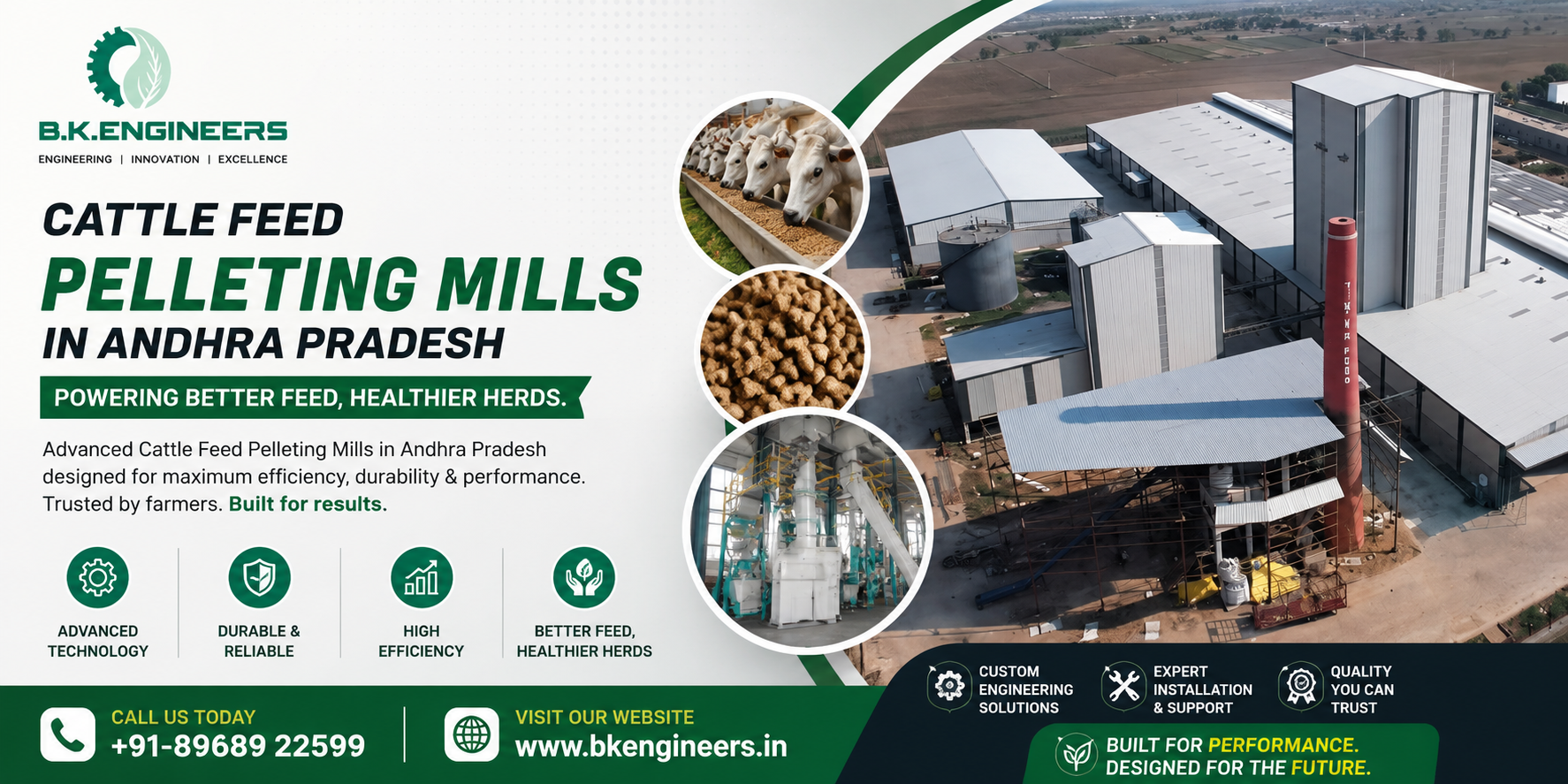 Cattle Feed Pelleting Mills in Andhra Pradesh