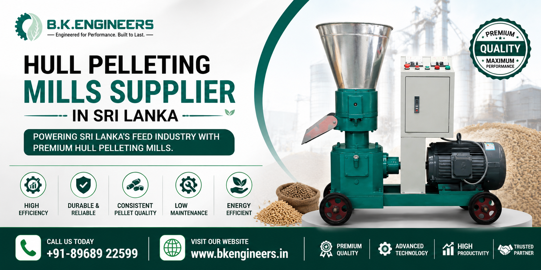 Hull Pelleting Mills Supplier in Sri Lanka