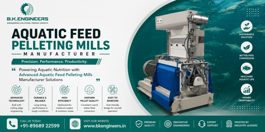 Aquatic Feed Pelleting Mills Manufacturer