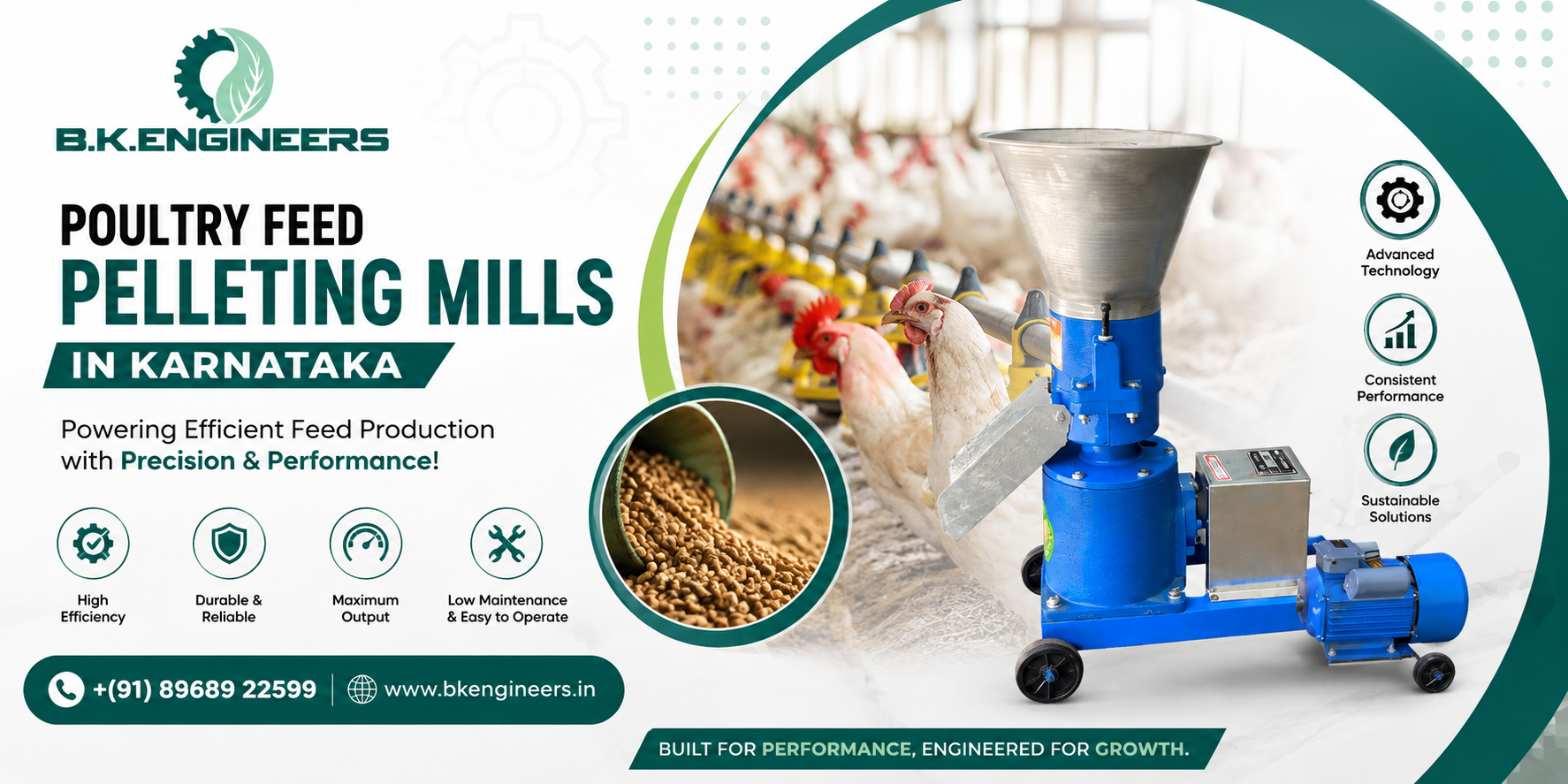 Poultry Feed Pelleting Mills in Karnataka