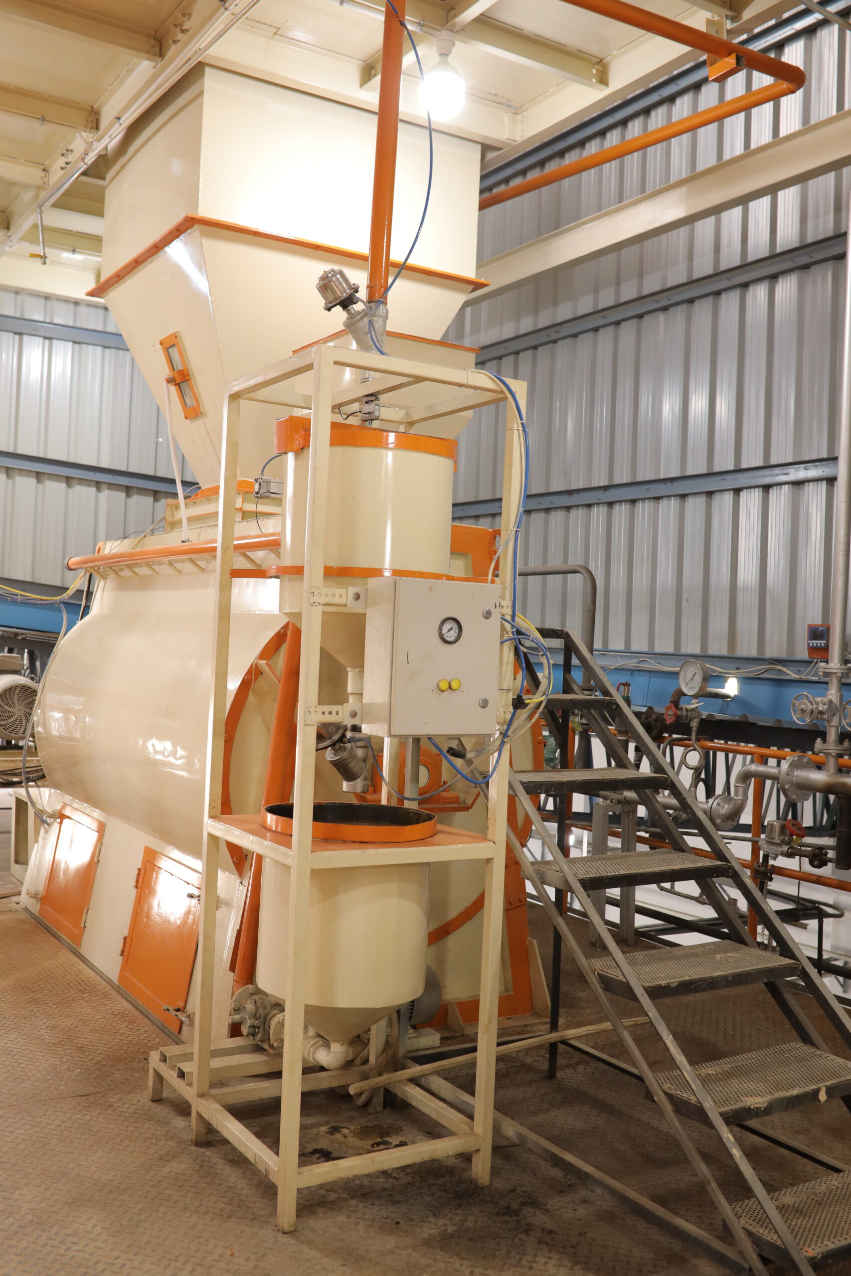B.K. Engineers batch mixer close-up