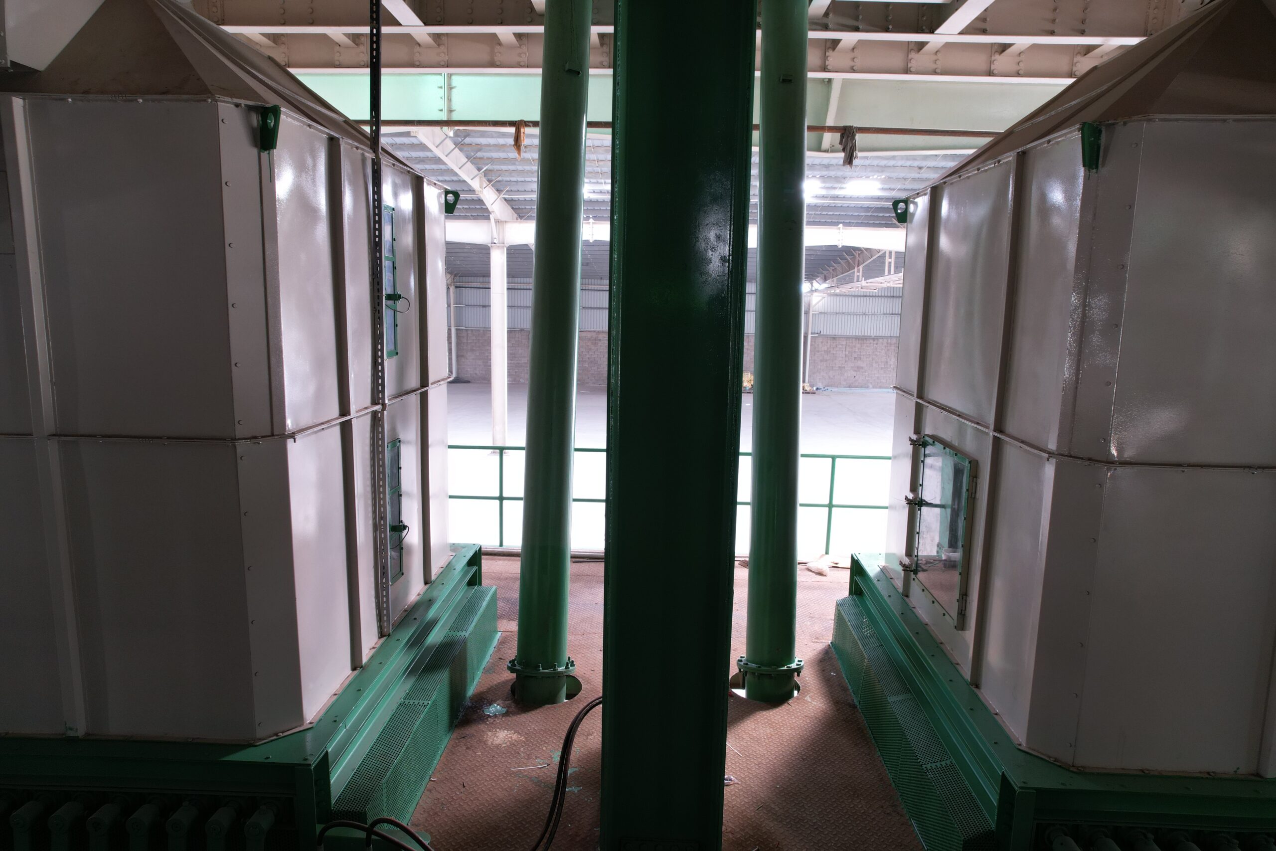 B.K. Engineers cooling and drying setup