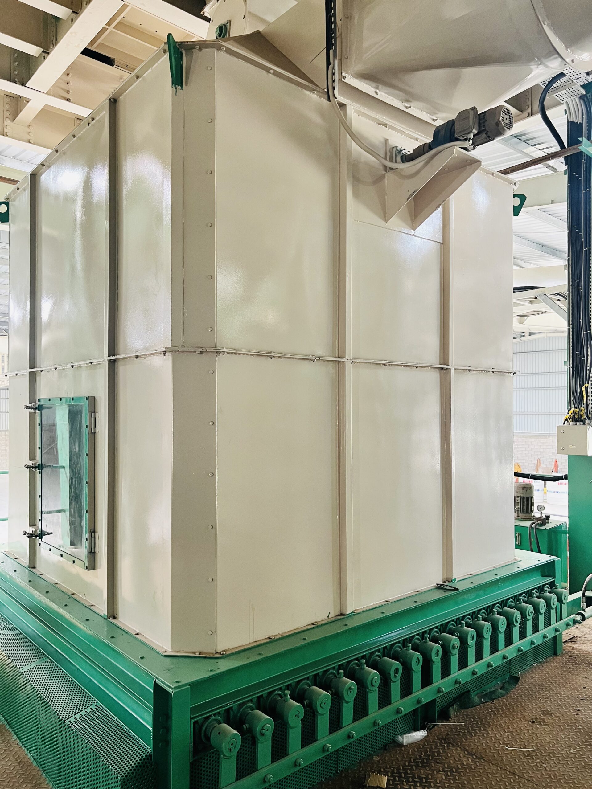 Cooling and drying equipment close-up