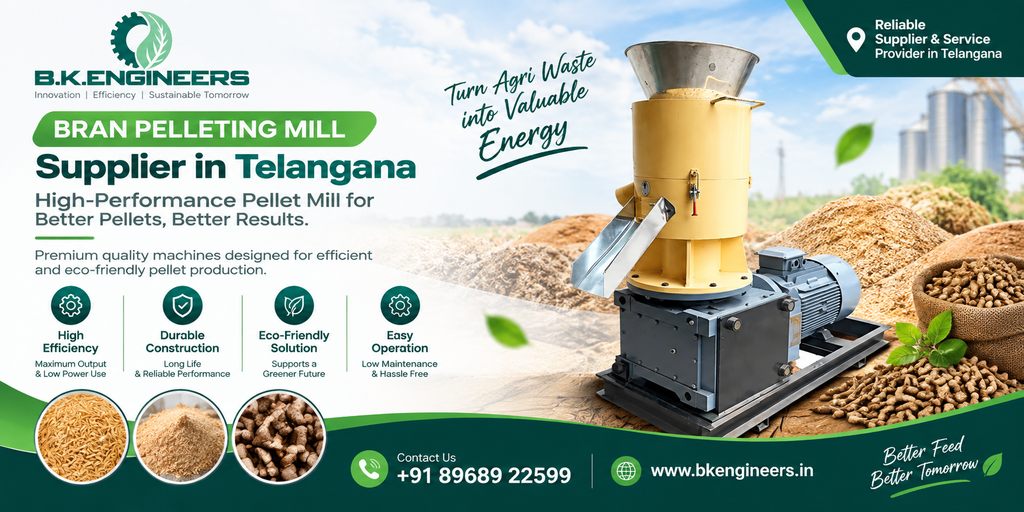 Bran Pelleting Mill Supplier in Telangana
