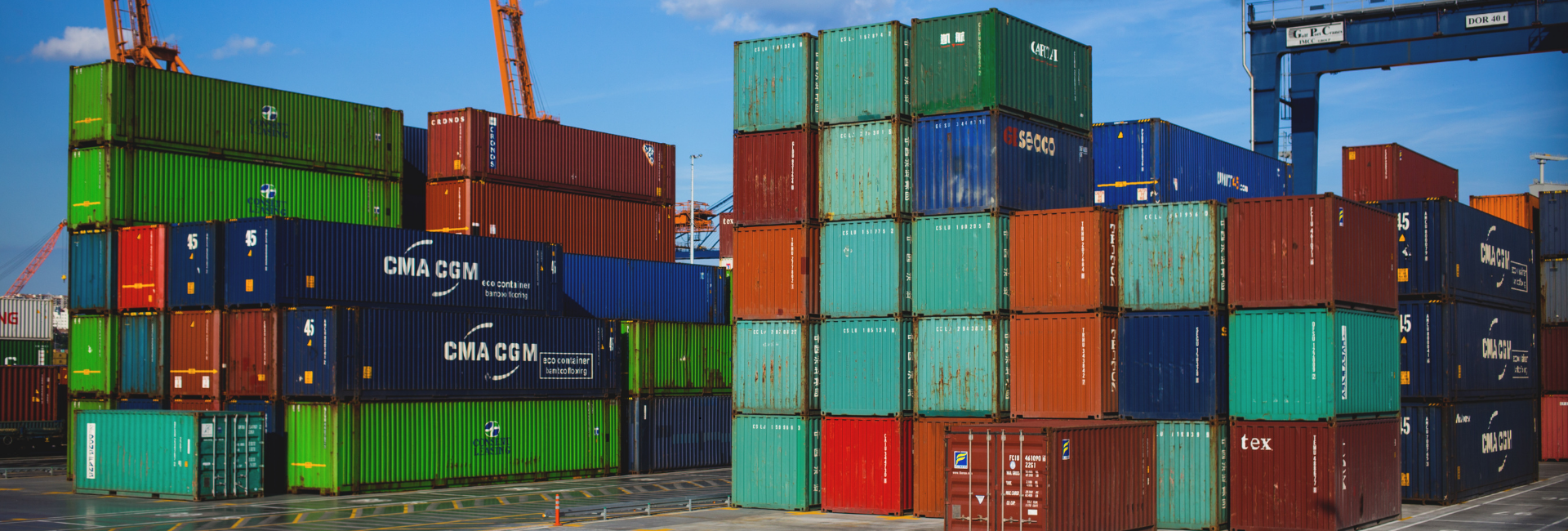 Shipping containers representing B.K. Engineers global exports